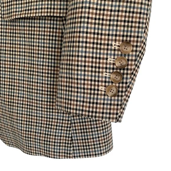 Loft Plaid Tailored Blazer - Picture 5 of 7